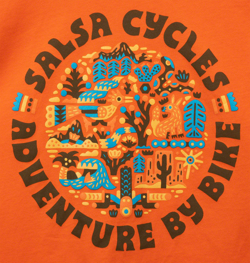 Salsa Planet Wild Kids T-Shirt - Orange, Medium