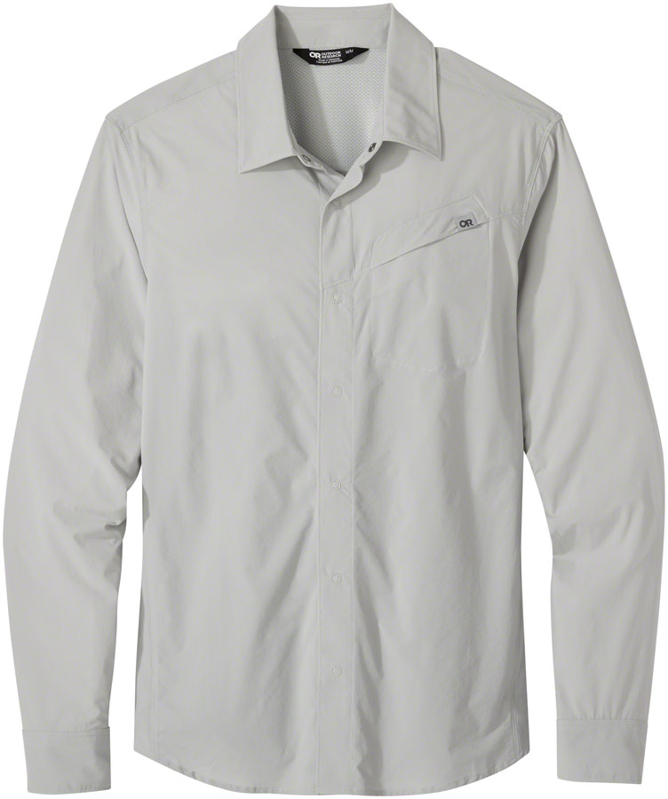 Outdoor Research Astroman Sun Shirt - Long Sleeve, Pebble, Large, Men's