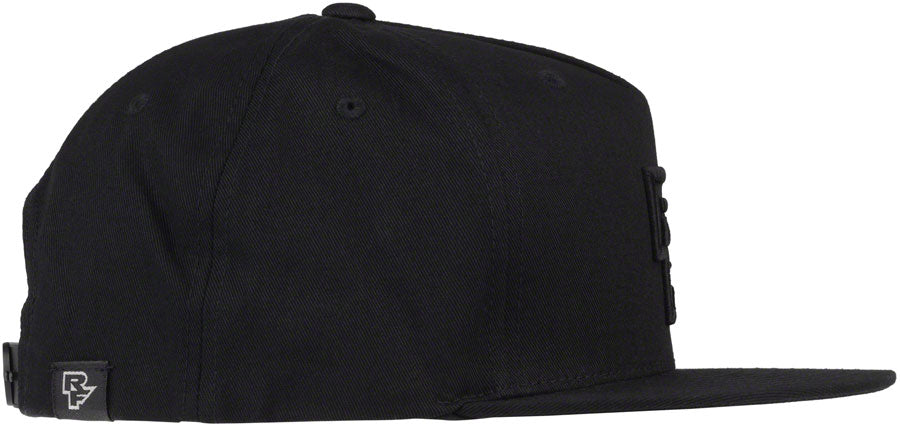 RaceFace Classic Logo Snapback Hat - Black, One Size