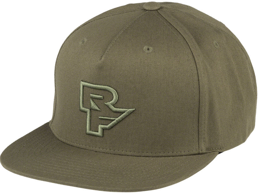 RaceFace Classic Logo Snapback Hat - Olive, One Size