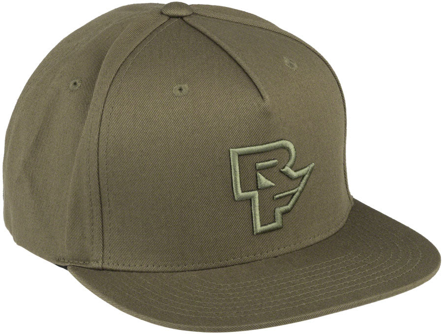 RaceFace Classic Logo Snapback Hat - Olive, One Size