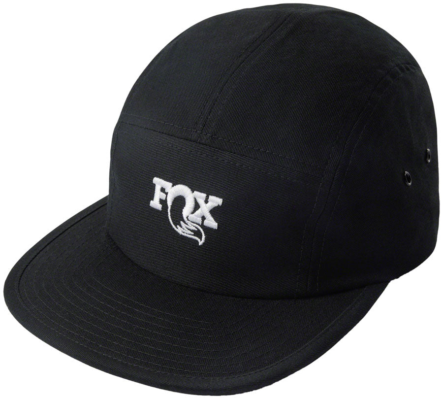 FOX Shop 5 Panel Snapback Hat - Black
