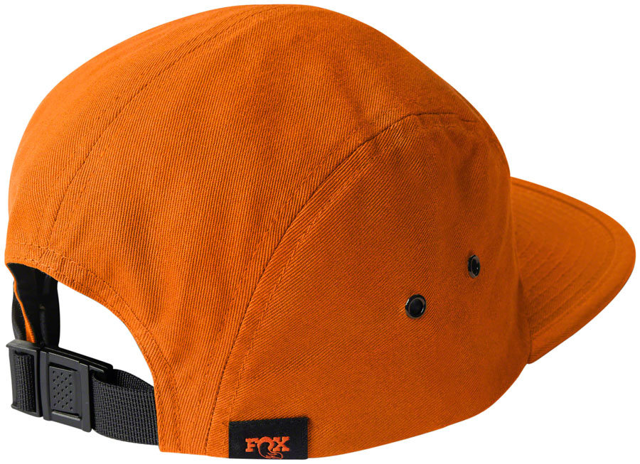 FOX Shop 5 Panel Snapback Hat - Orange