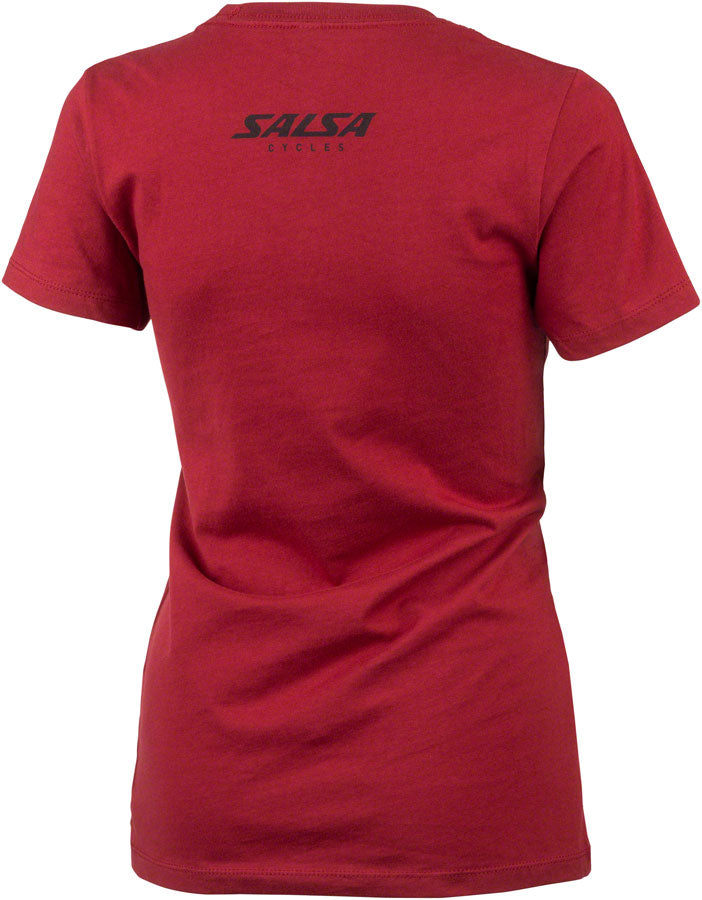 Salsa Extra Spicy Womens T-Shirt - Cardinal Large