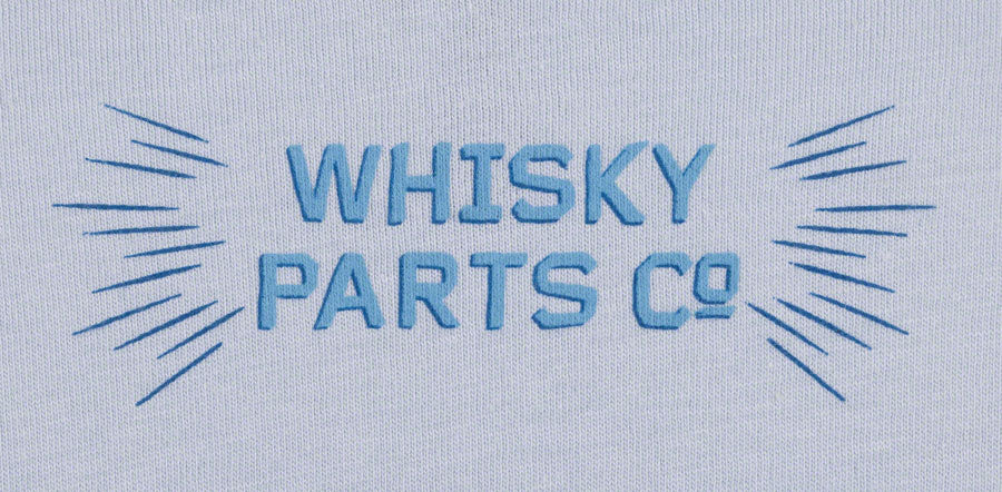 Whisky Revere the Ride T-Shirt - Light Blue, X-Large