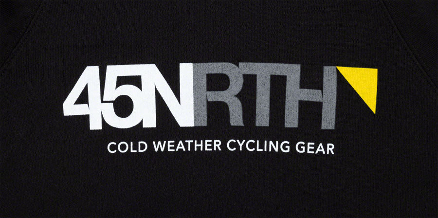 45NRTH Logo Pullover Hoodie - Unisex, Black, Medium