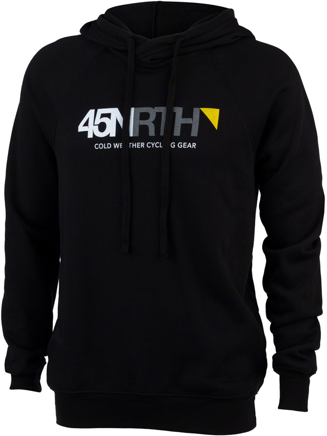 45NRTH Logo Pullover Hoodie - Unisex, Black, Large