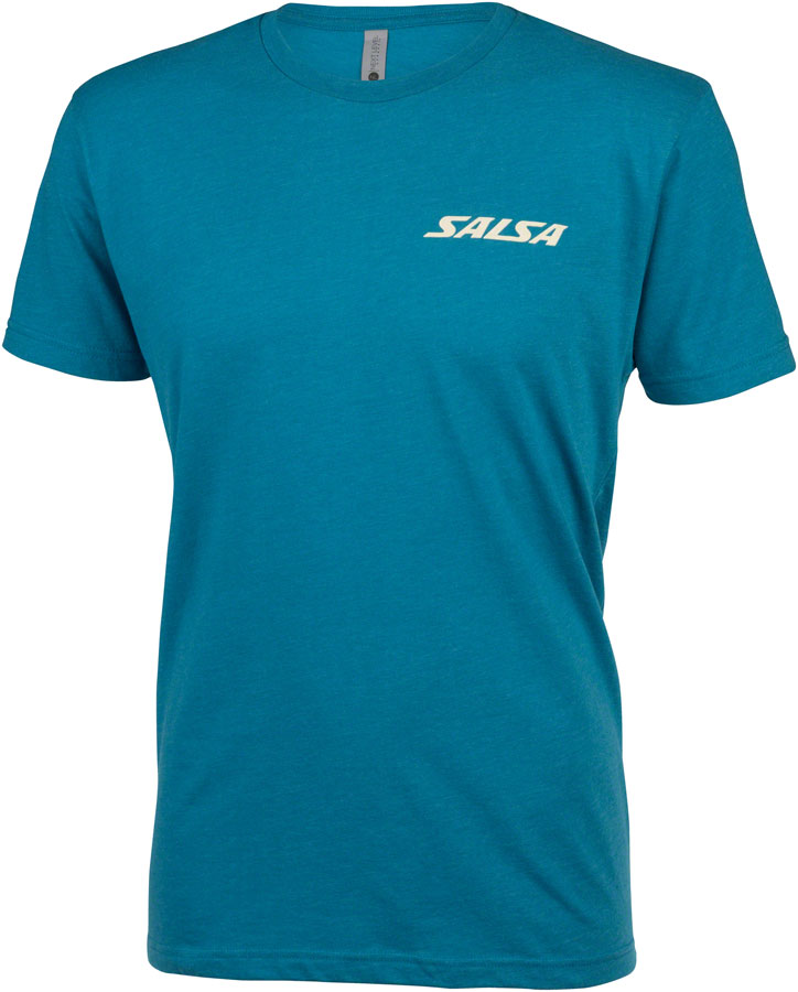 Salsa Mens Campout T-Shirt - X-Large Teal