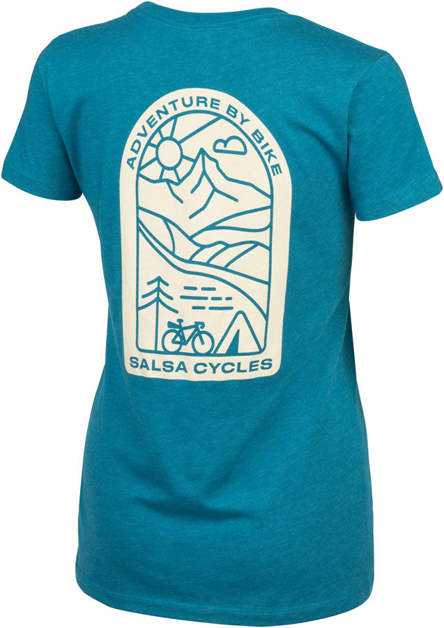 Salsa Womens Campout T-Shirt - Large Teal