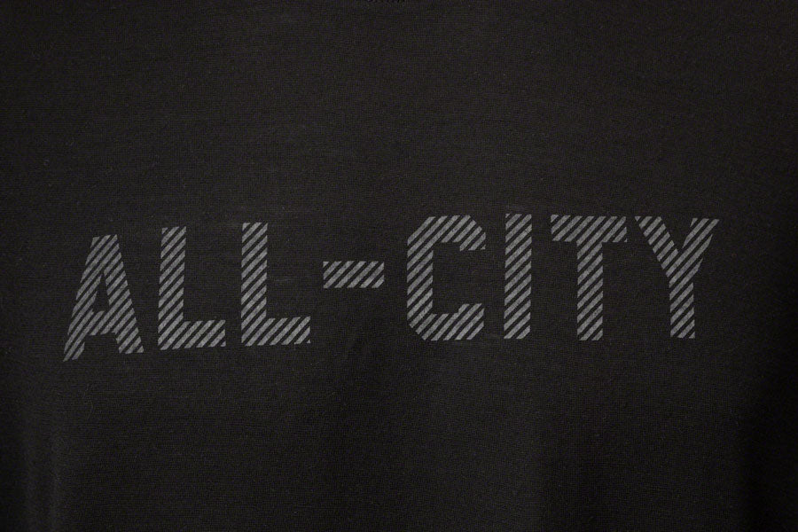 All-City Merino Logo T-Shirt - Black, XS