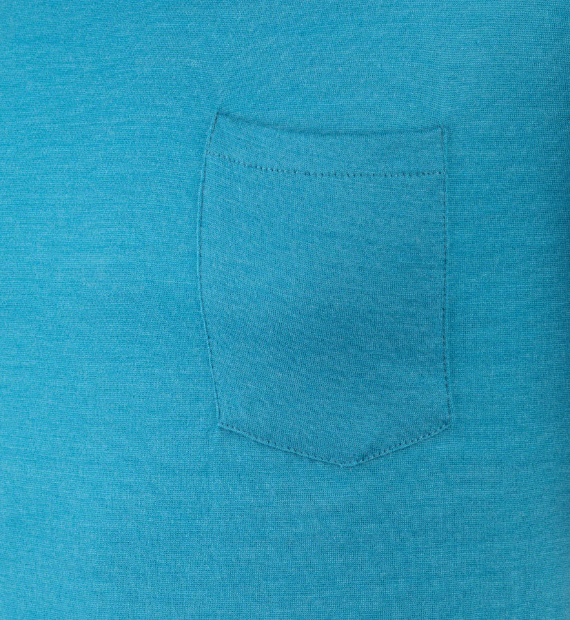 Surly Merino Pocket T-Shirt: Blue LG