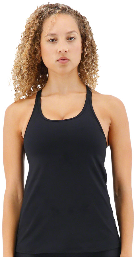 TYR Solid Taylor Tank Top - Women's, Black, Size 14