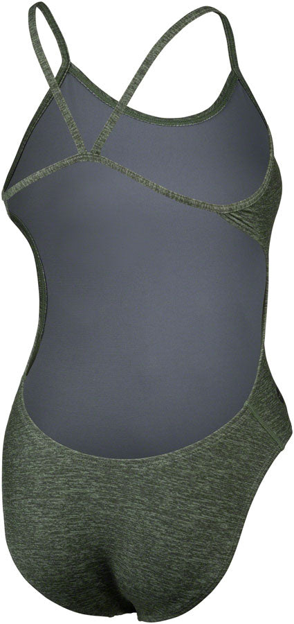 TYR Lapped Cutout Swim Suit - Women's, Olive, Size 30