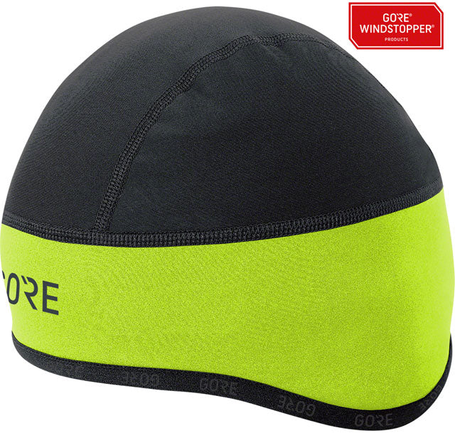 GORE C3 WINDSTOPPER Helmet Cap - Black/Neon Yellow, Medium-0