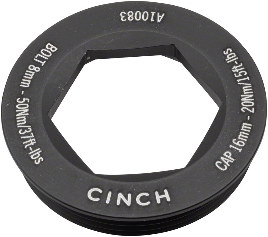 RaceFace CINCH Crank Puller Cap and Washer Set - For XC/AM Matte Black