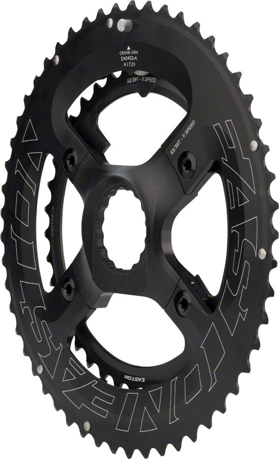 Easton CINCH Spider and Chainring Assembly for EC90 SL Crank - 53/39t, 11-Speed, Black