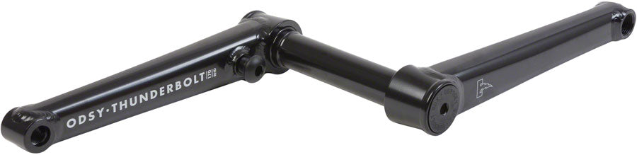 Odyssey Thunderbolt Crankset - 170mm, Left Hand Drive, Rust Proof Black