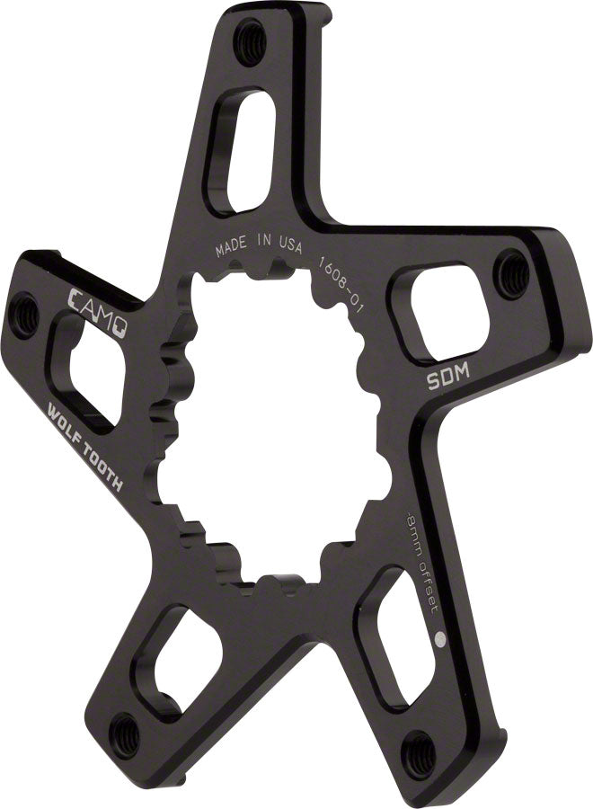 Wolf Tooth CAMO SRAM Direct Mount Spider - M8 BB30 for 49mm Chainline/6mm Offset