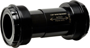 CeramicSpeed T47/73 Bottom Bracket - Shimano MTB, Coated Races, Black