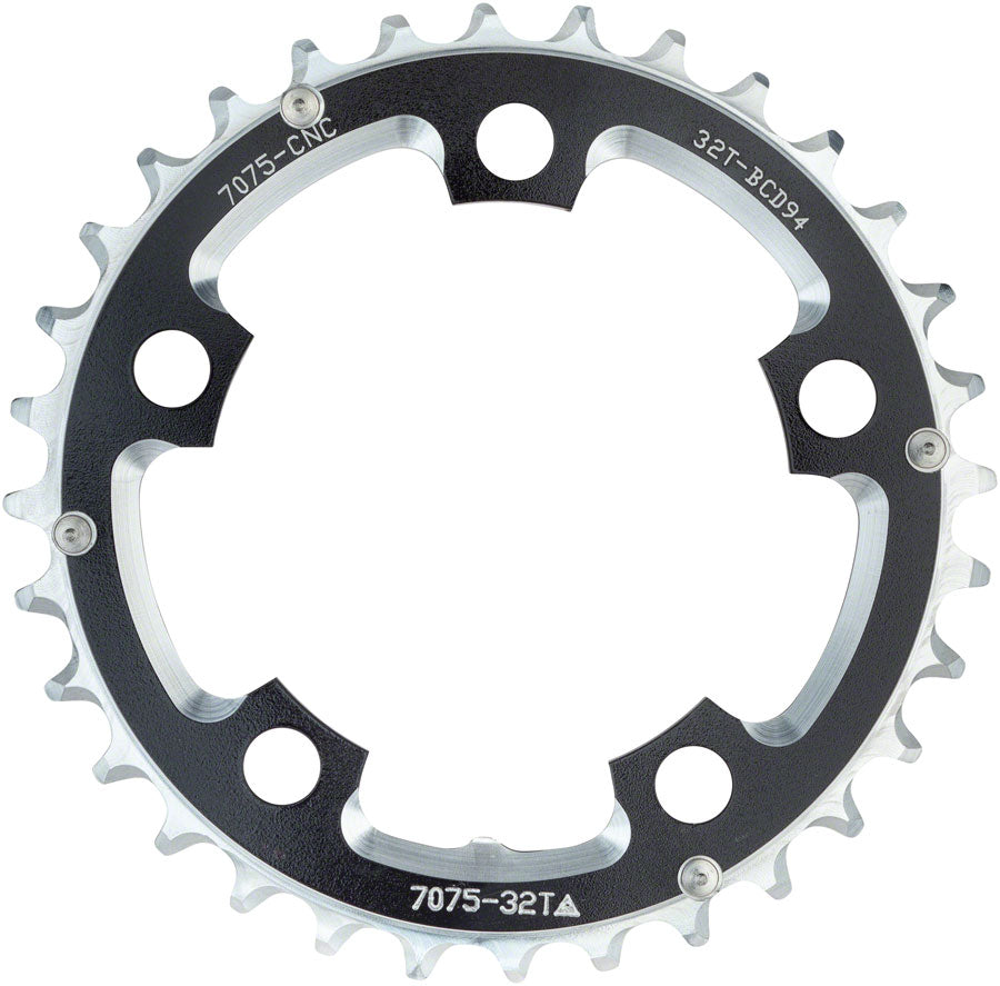 Dimension Multi Speed Chainring - 32T, 94mm BCD, Middle, Black