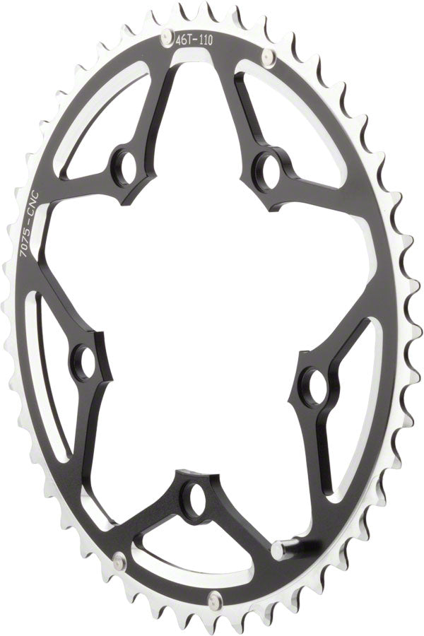 Dimension Multi Speed Chainring - 46T, 110mm BCD, Outer, Black