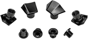 absoluteBLACK Crank Bolts and Covers - For Ultegra 8000 Cranks, Black