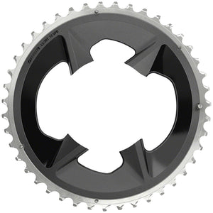 SRAM Rival Wide 2x12-Speed Outer Chainring - 43t, 94 BCD, Black, For use with 30t Inner