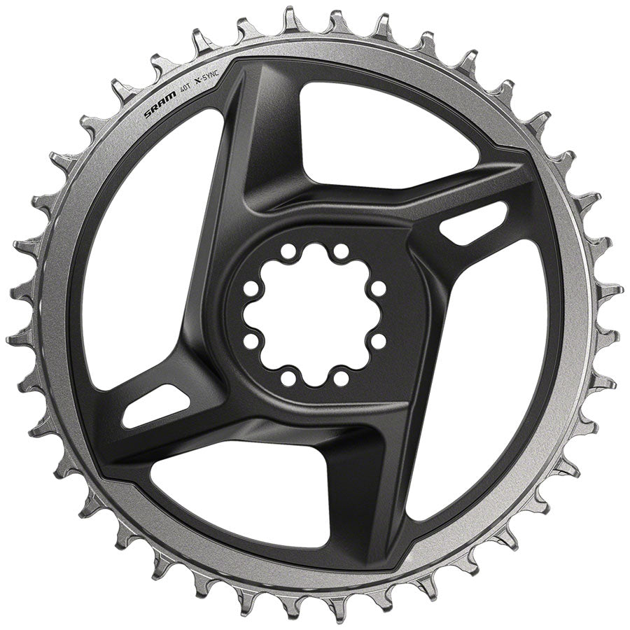 SRAM X-Sync Road Direct Mount Chainring for RED/Force - 38t, 12-Speed, 8-Bolt Direct Mount, Gray