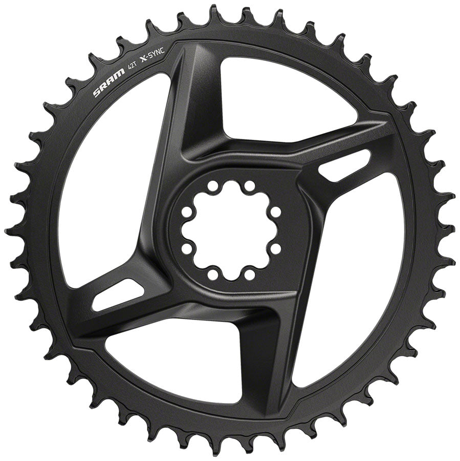 SRAM X-Sync Road Direct Mount Chainring for Rival - 38t, 12-Speed, 8-Bolt Direct Mount, Black