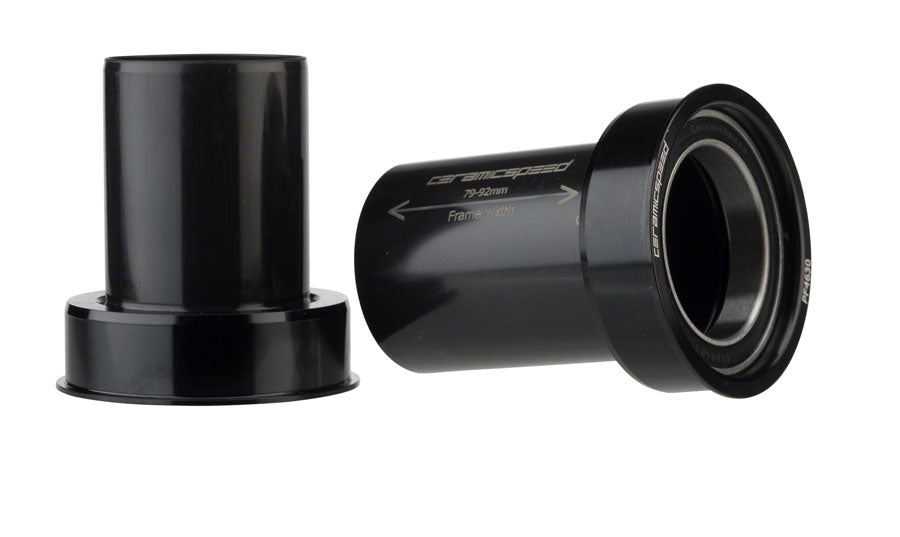 CeramicSpeed PF4630 Bottom Bracket - PF30/BBright/386EVO, 30mm Spindle, Black