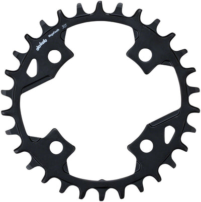 Full Speed Ahead Gamma Pro Mega Tooth Chainring - 30t, 82 BCD, Aluminum, 1 x 11, Black