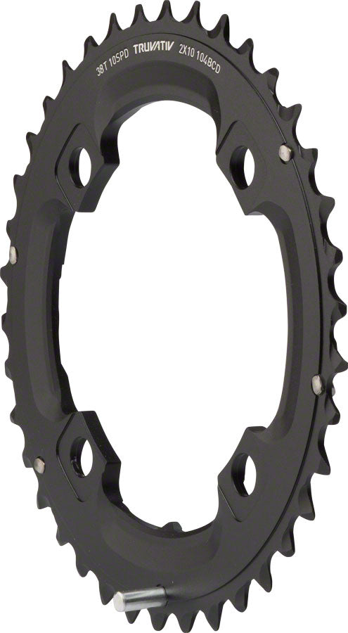 SRAM/Truvativ X0 and X9 38T 104mm BCD 10 Speed GXP Chainring with Long Over-shift Pin, Use with 24T