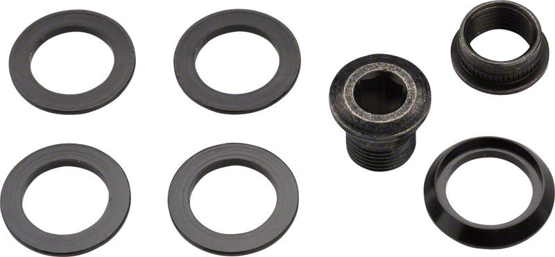 SRAM Force 1/ CX1 Chainring Spacer Bolt Set Five Spacers Hidden Nut/Bolt Fits Rival 1 Hidden Chainring Bolt Design