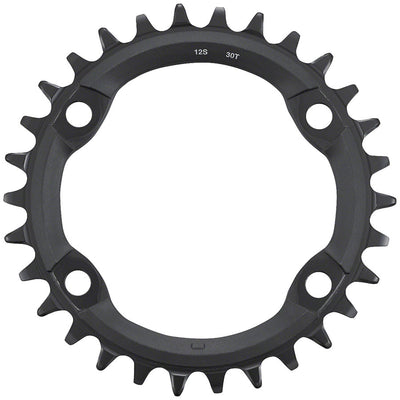 Shimano FC-MT610 Chainring - 30t 12-Speed Asymmetric 96 BCD Black