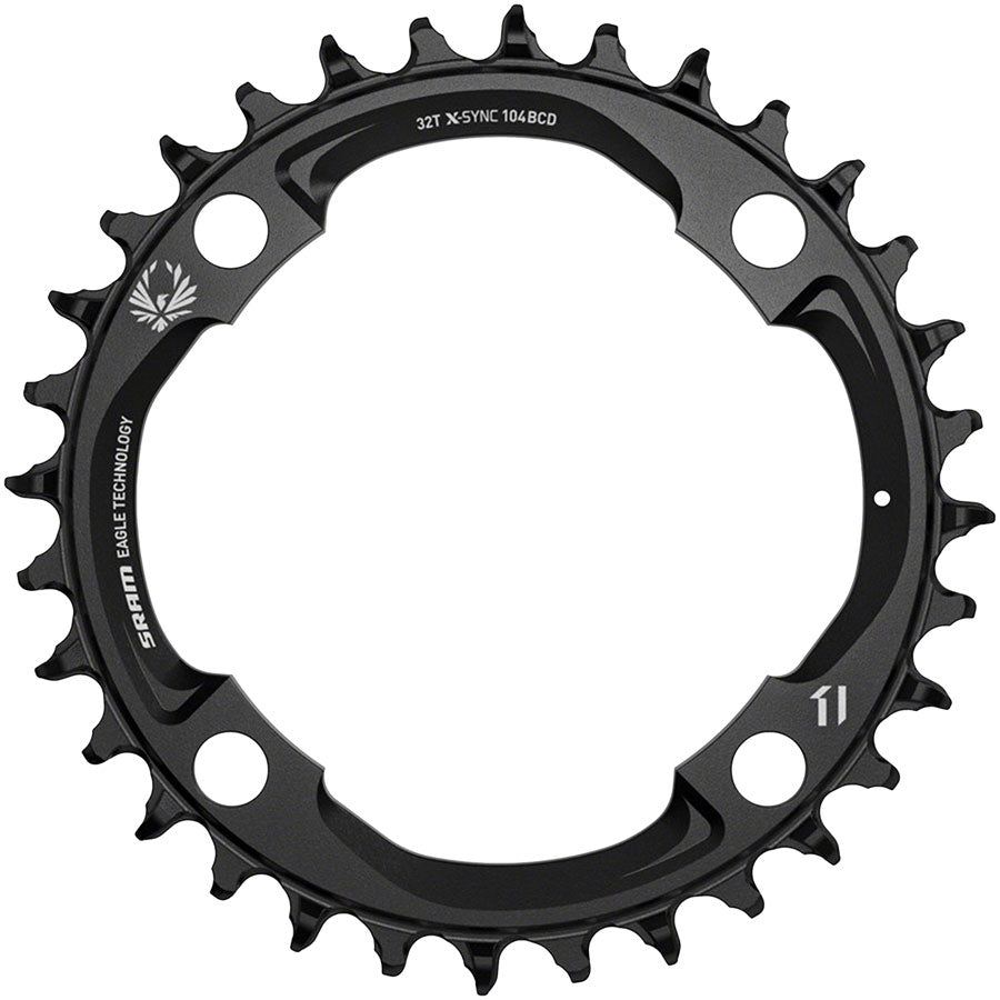 SRAM X-Sync 2 Eagle Chainring - 32t 104mm BCD 12-Speed Aluminum BLK Mahle