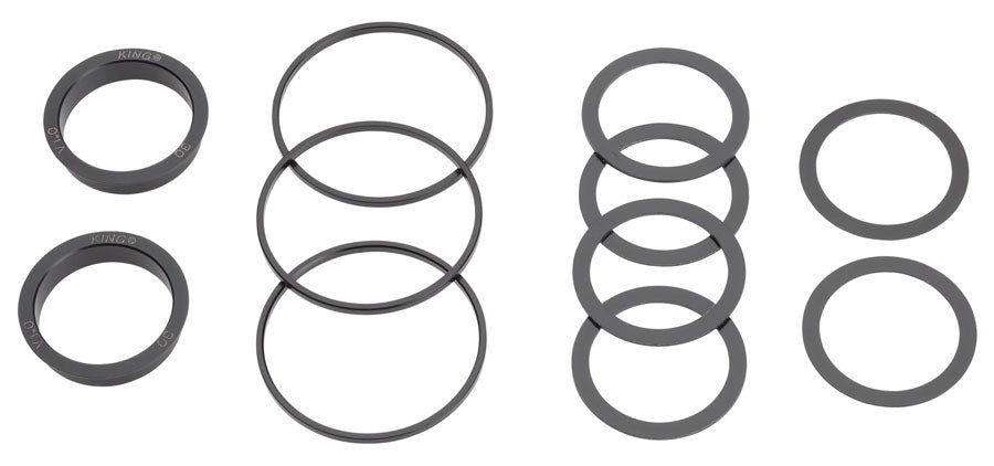 Chris King ThreadFit T47 30x Bottom Bracket with Fit Kit 5 - T47, For 30mm Spindles, Matte Jet