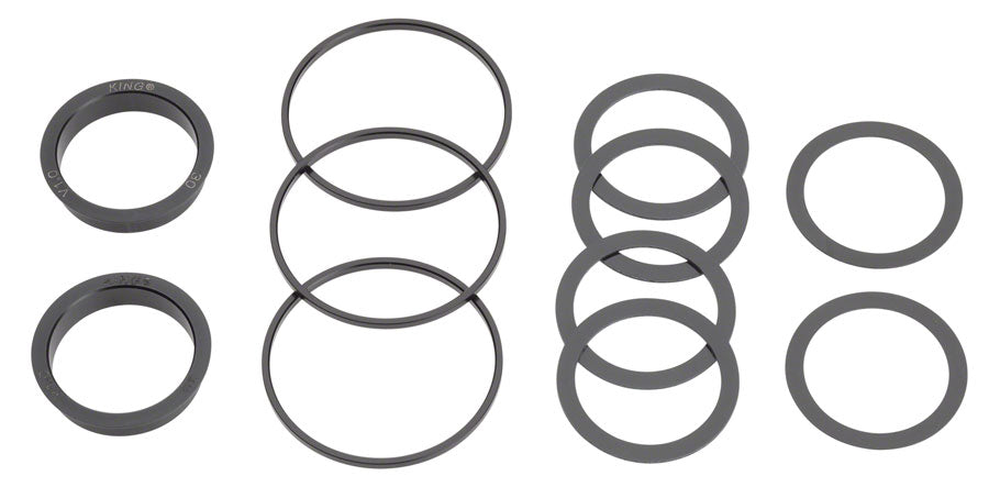 Chris King ThreadFit T47 30x Bottom Bracket with Fit Kit 5 - T47, For 30mm Spindles, Red