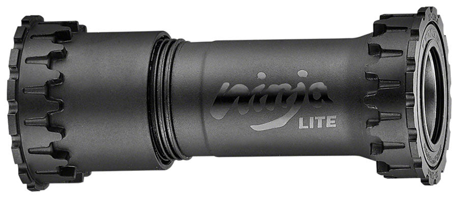 Token Ninja Lite BB4124PR Press Fit Thread Together Bottom Bracket - BB86/BB89.5/BB92, SRAM GXP, Black