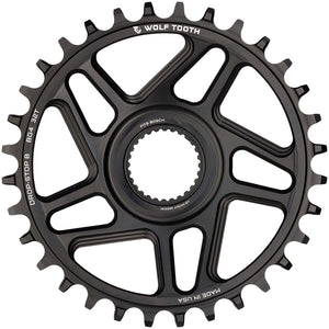 Wolf Tooth Bosch Gen 4 Direct Mount Chainring - Drop-Stop B, 34T, Black