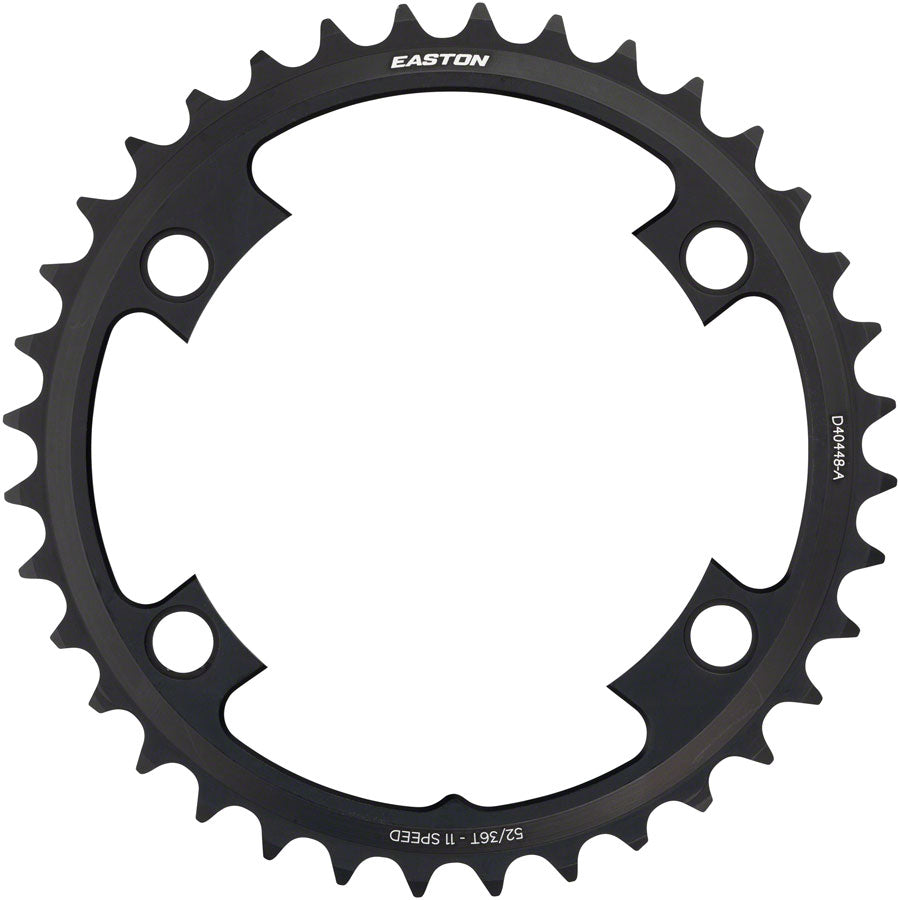 Easton Asymmetric Chainring: 4-Bolt, 11-Speed, 36t, Black