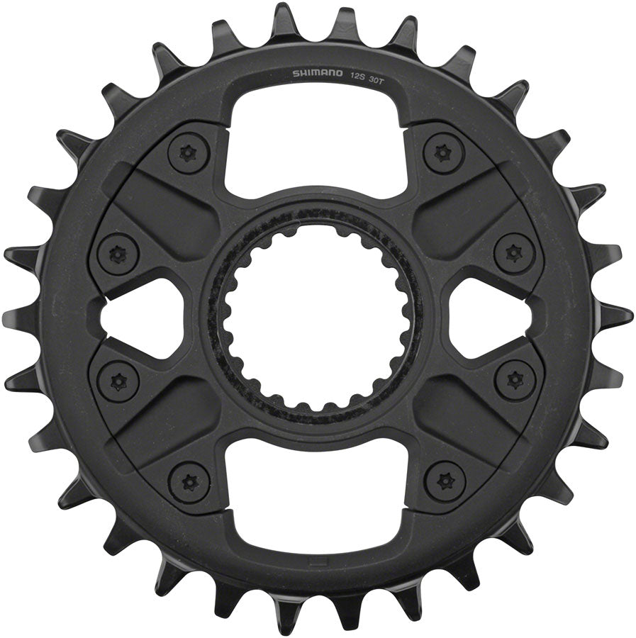 Shimano Deore FC-M6100-1 Direct Mount Chainring - 30t 12-Speed Black