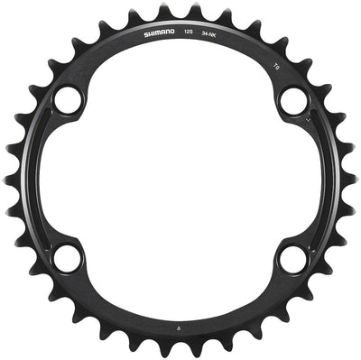 Shimano Dura-Ace FC-R9200 12-Speed Chainring - 34t Asymmetric 110 BCD BLK NK