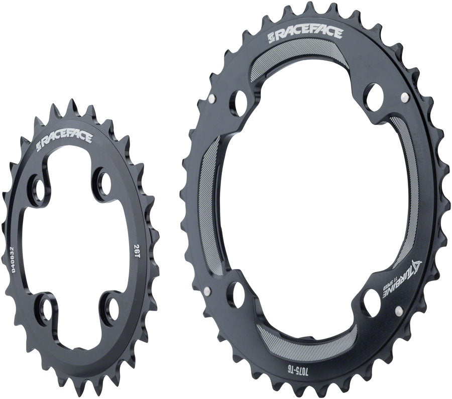 RaceFace Turbine 11-Speed Chainring: 64/104mm BCD, 24/34t, Black
