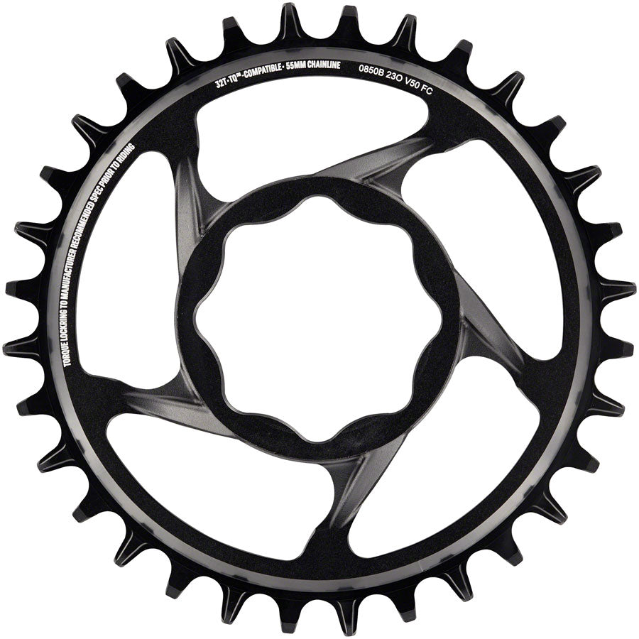 e*thirteen e*spec Direct Mount Chainring - 32t, 11/12 Speed, For TQ CL55, Black
