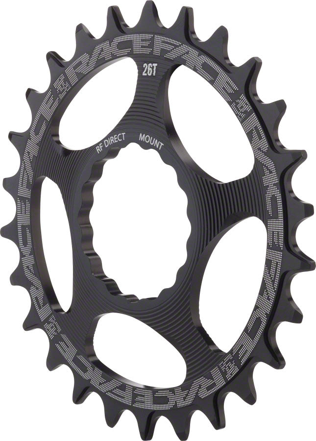 RaceFace Narrow Wide Chainring: Direct Mount CINCH, 24t, Black - Open Box, New
