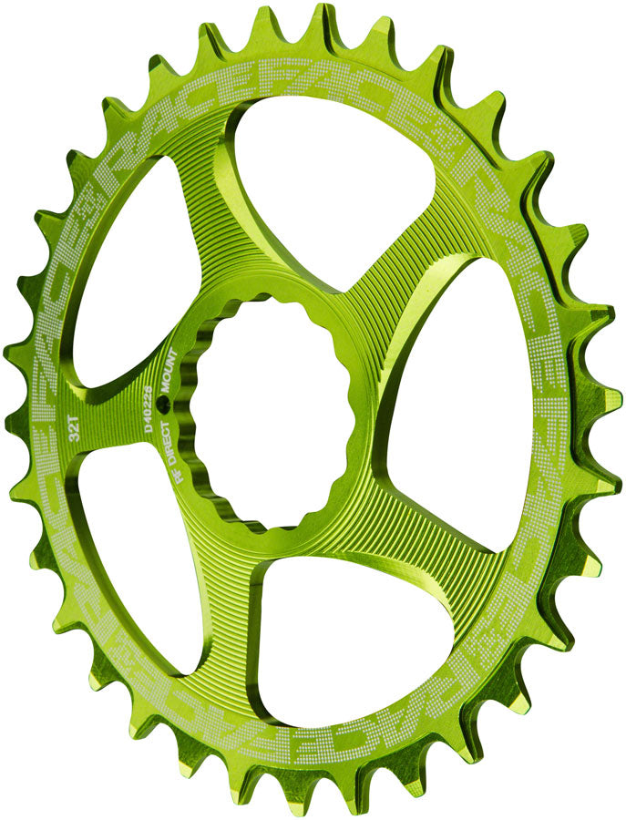 RaceFace Narrow Wide Chainring: Direct Mount CINCH, 26t, Green