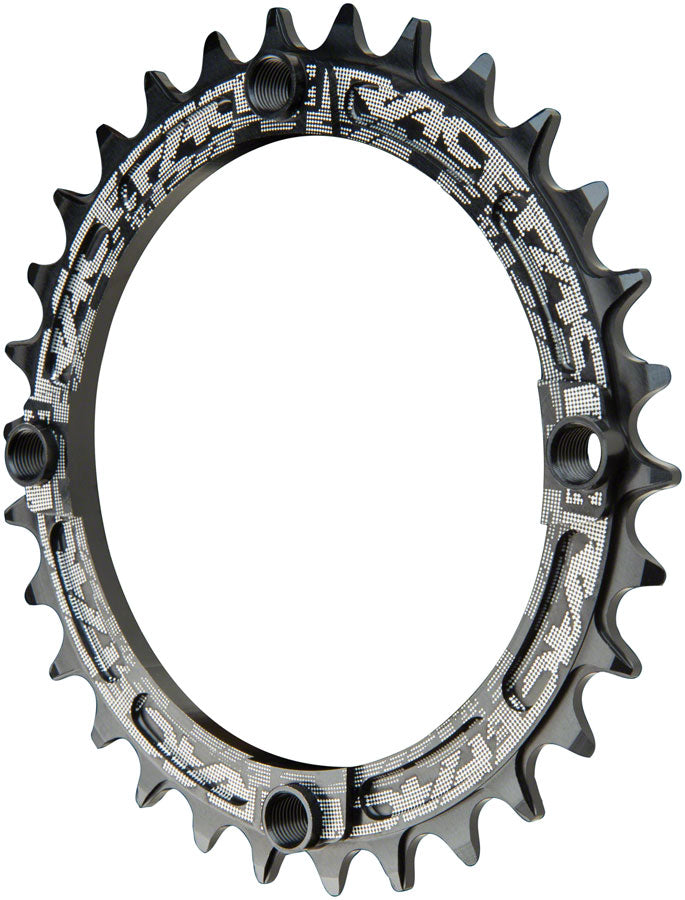 RaceFace Narrow Wide Chainring: 104mm BCD, 30t, Black