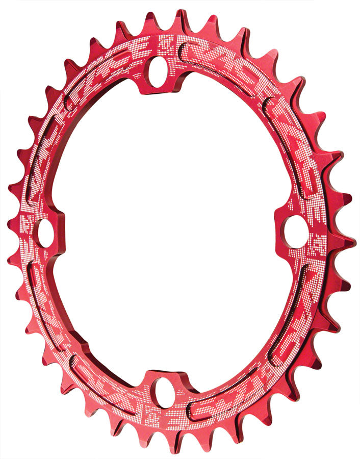 RaceFace Narrow Wide Chainring: 104mm BCD, 32t, Red