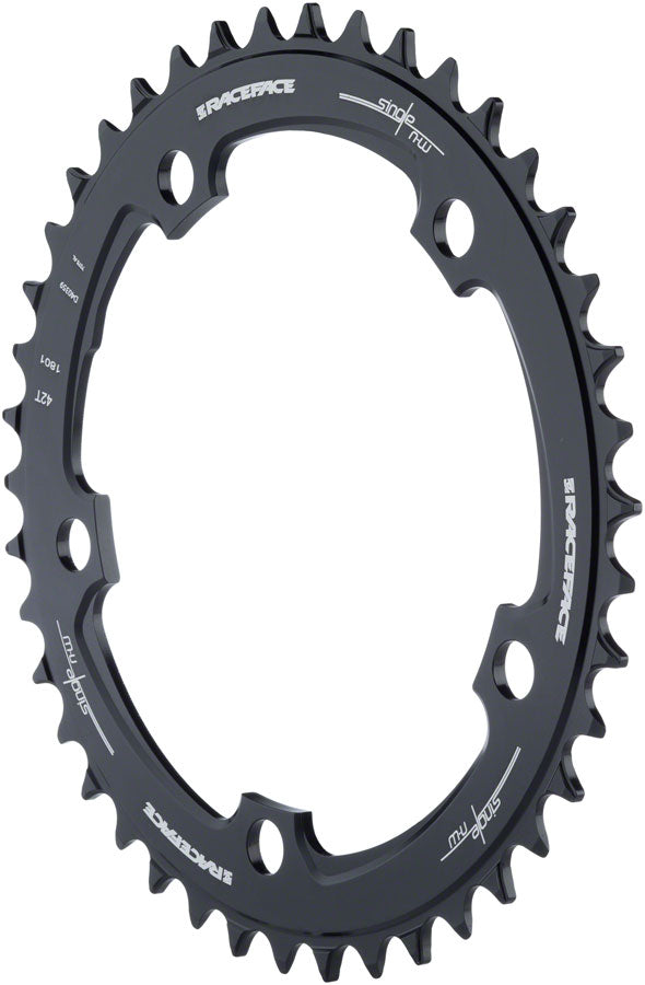 RaceFace Narrow Wide Chainring: 130mm BCD, 42t, Black