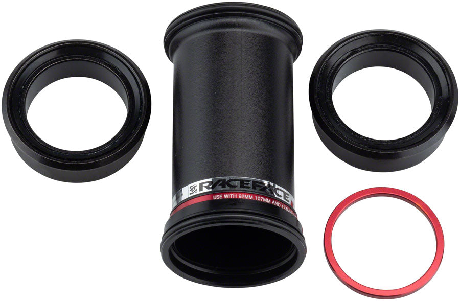 RaceFace CINCH BB92 Bottom Bracket: 41mm ID x 92mm Shell x 30mm Spindle, Double Row Bearing, External Seal